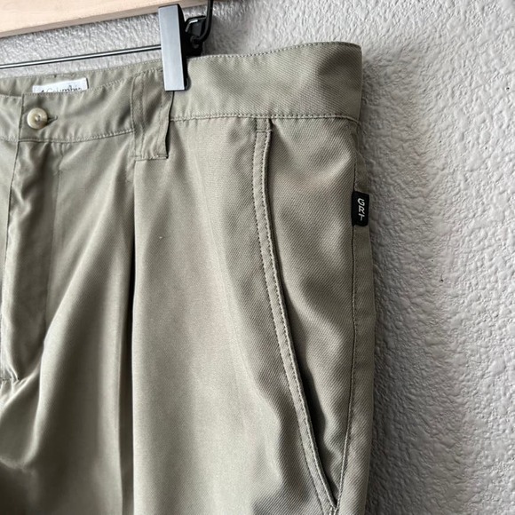 Vintage Columbia Mens Pleat Front Pocket Casual Sportswear Shorts 40 - Picture 2 of 9